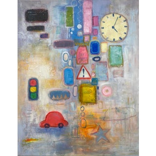 Contemporary Abstract Original Oil Painting For Sale