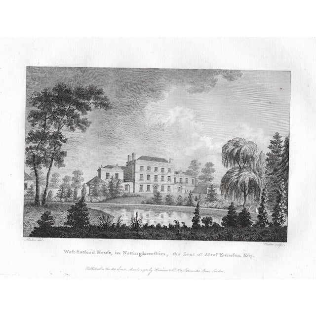 1788 English Country House Engravings - Set of Four For Sale - Image 4 of 10