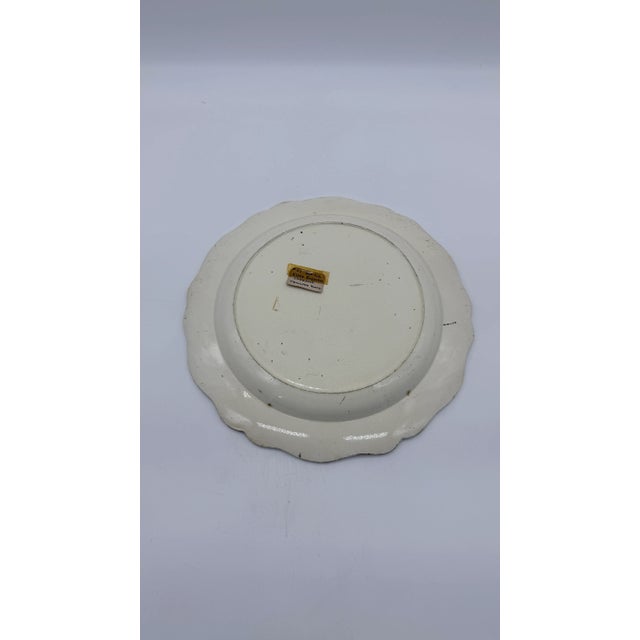 Late 18th Century A Very Nice Antique English Liverpool Creamware Plate With Black Transfer Ship, Circa 1780's For Sale - Image 5 of 14