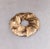 Mid-Century Modern Vintage Signed Napier Goldtone Textured Leaf Wreath Brooch For Sale - Image 3 of 7