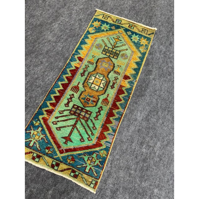 Early 21st Century Turkish Yastik Rug 1'5" x 3'5" For Sale - Image 5 of 5
