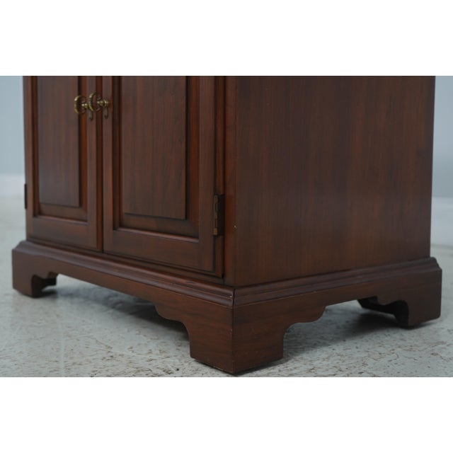 Henkel Harris Cherry 2 Door Nightstand For Sale - Image 10 of 18