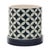 Elevate your home decor with the sleek and modern design of this Geometric Pattern Planter Set. Crafted from durable...