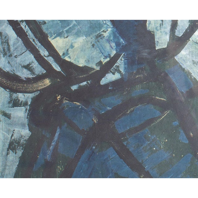 1960s 1964 Abstract Mixed Media on Paper Painting of St. Francis For Sale - Image 5 of 8