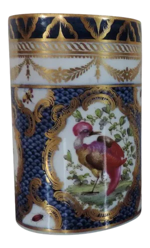 18th Century Worcester Porcelain Dr. Wall Blue Scale Tankard Mug