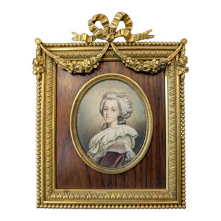 Miniature Painting by Frederick Dubois For Sale