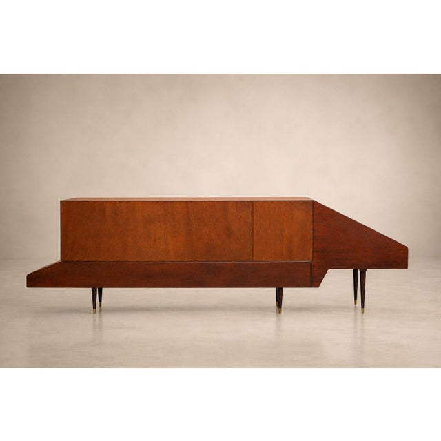 Brazilian Modern Credenza by Giuseppe Scapinelli in Brazilian Rosewood, Brazil, 1950s For Sale - Image 10 of 18
