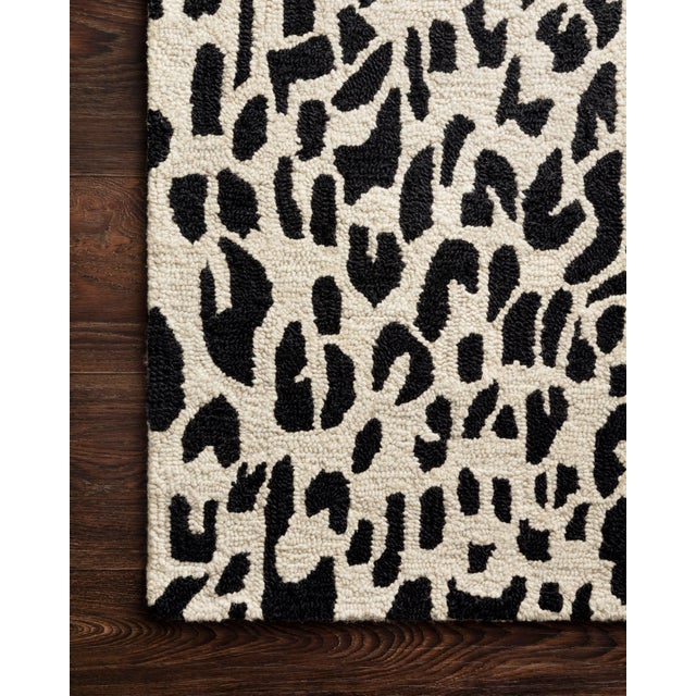 Loloi Rugs Loloi Rugs Masai Rug, Black / Ivory - 1'6"x1'6" For Sale - Image 4 of 5