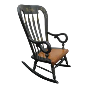 l.z. Kamman Co Painted Solid Wood Rocking Chair
