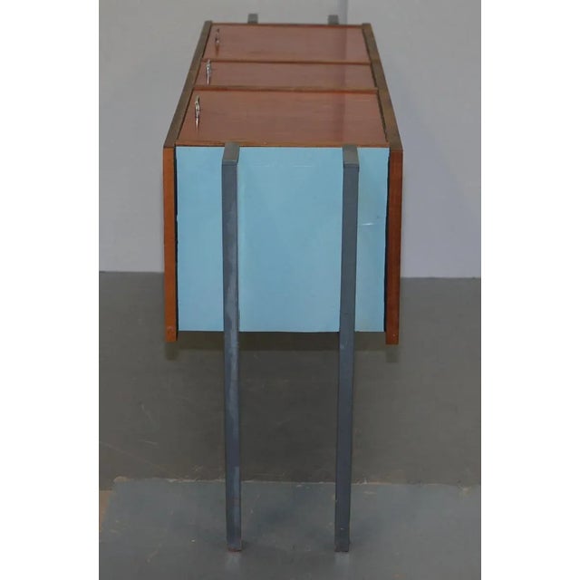 Modern Custom Made Sideboard with Upwards Opening Doors For Sale - Image 13 of 18