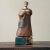 19th Century Spanish Hand Carved Polychrome Santo Sculpture For Sale - Image 9 of 9
