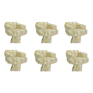 Bru Tel Dining Chairs by Malabar, Set of 6 For Sale