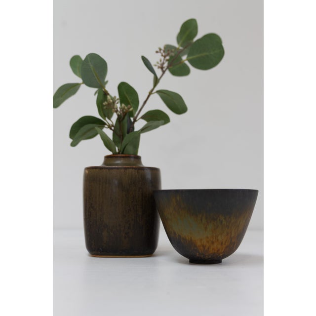 Stoneware Aru Bowl by Gunnar Nylund for Rörstrand, Sweden, 1950s For Sale - Image 3 of 18