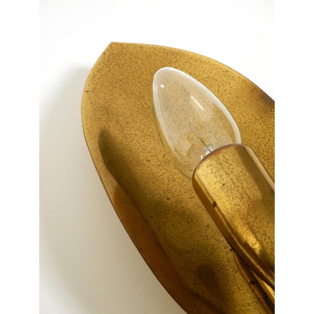 Mid-Century Modern Cone Brass Wall Lamps, 1950s, Set of 2 For Sale - Image 12 of 15
