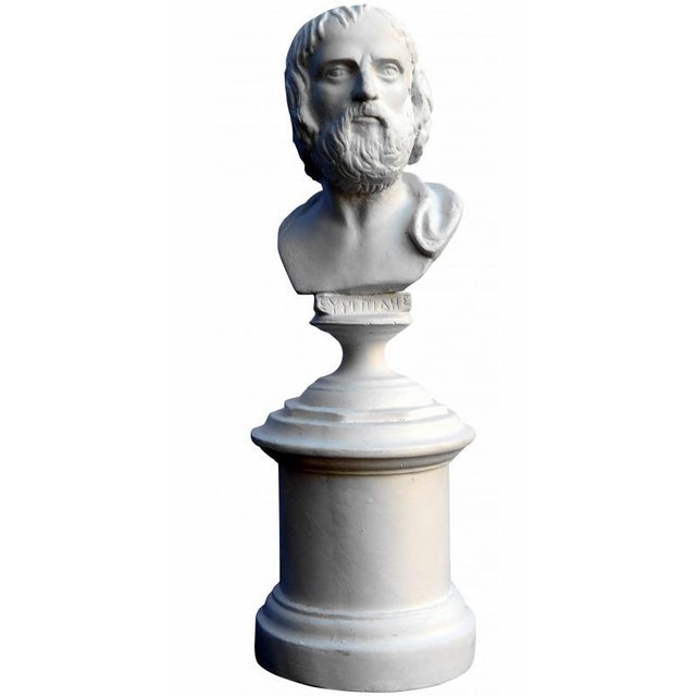 5 SMALL PLASTER BUST Philosophers, Poets and Oratories Height 21 cm Width 10 cm Depth 9 cm Manufacturing Made in Italy...