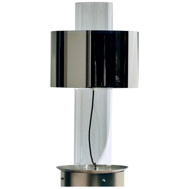 Not Yet Made - Made To Order Miami Floating Silver Table Lamp by Brajak Vitberg For Sale - Image 5 of 5