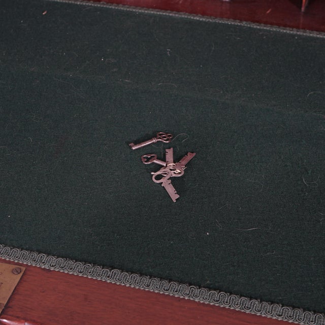 Chippendale Style Mahogany Serpentine Drop-Front Desk by Century, 20th Century For Sale - Image 9 of 12