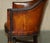 Edwardian Captains Office Chair in Brown Leather and Carved English Oak, 1910 For Sale - Image 18 of 18