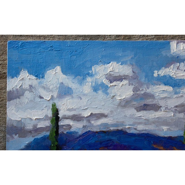 2020s Southwest / Southwestern Cloudscape Oil Painting For Sale - Image 5 of 11