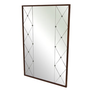 Scandinavian Teak Mirror, 1960 For Sale