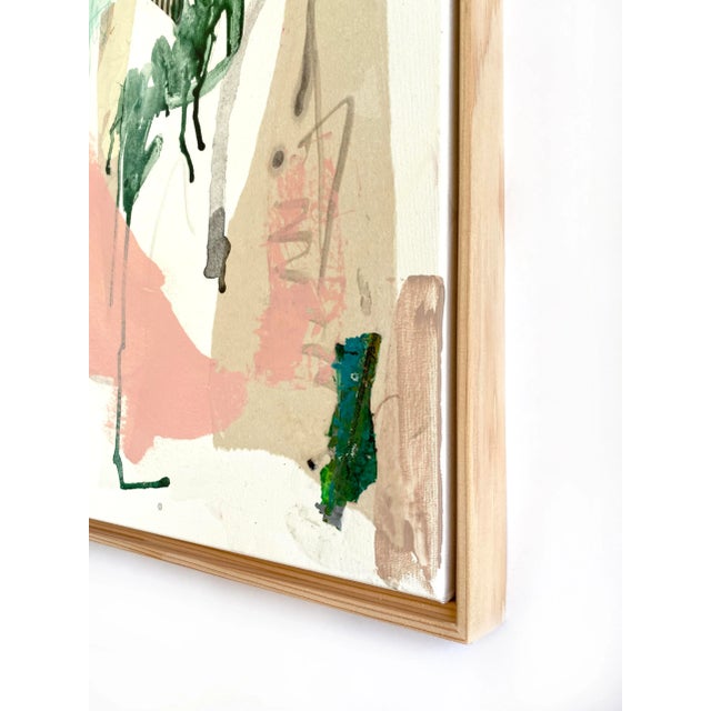 Original painting by contemporary artist Jessalin Beutler, completed in 2023. Mixed media on stretched canvas. Signed,...