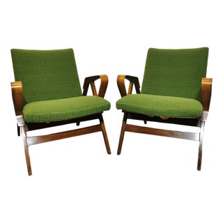 Set of Armchairs by Frantisek Jirak for Tatra, 1960s For Sale