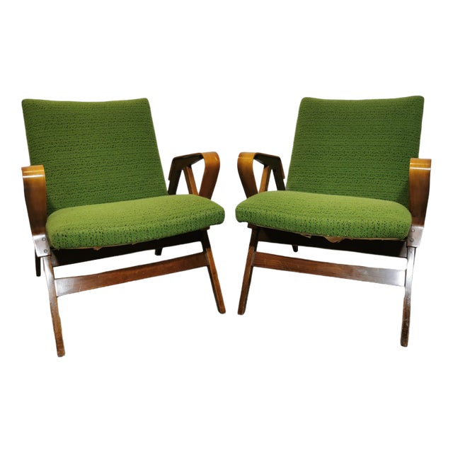 Set of Armchairs by Frantisek Jirak for Tatra, 1960s For Sale