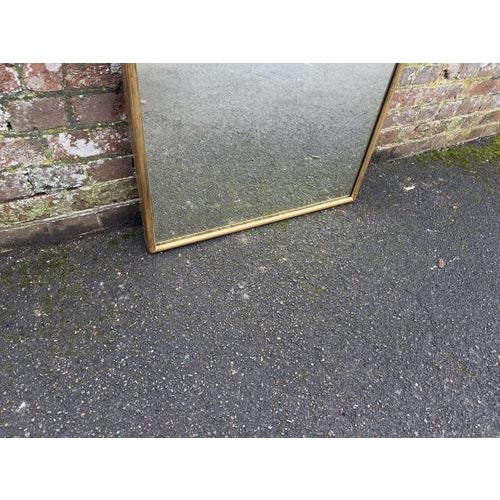 Large Antique French Gilt Bistro Mirror, 19th Century For Sale - Image 6 of 7