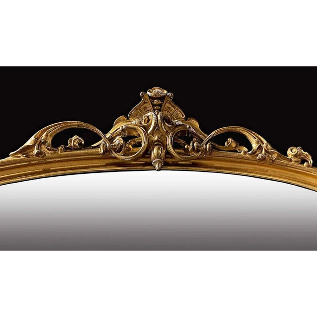 Gold Pier Mirror Antique Gilt Victorian For Sale - Image 8 of 9
