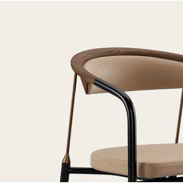 Chairman Chair in Walnut with Upholstery in Lime by Henrik Tengler for One Collection For Sale - Image 9 of 16