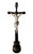 Antique Crucifix, 1800s, Wood & Porcelain For Sale - Image 6 of 6