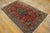 Antique Persian Tabriz rug, size: 3'4" x 5'6". Vintage Tabriz Small Scatter Size Wool Red Rug, Circa Date: 1950s. This...