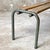 1950s Vintage School Bench in Metal and Wood, 1950s For Sale - Image 5 of 6