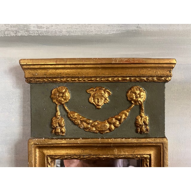 Traditional Empire Trumeau Mirror, 19th Century For Sale - Image 3 of 9