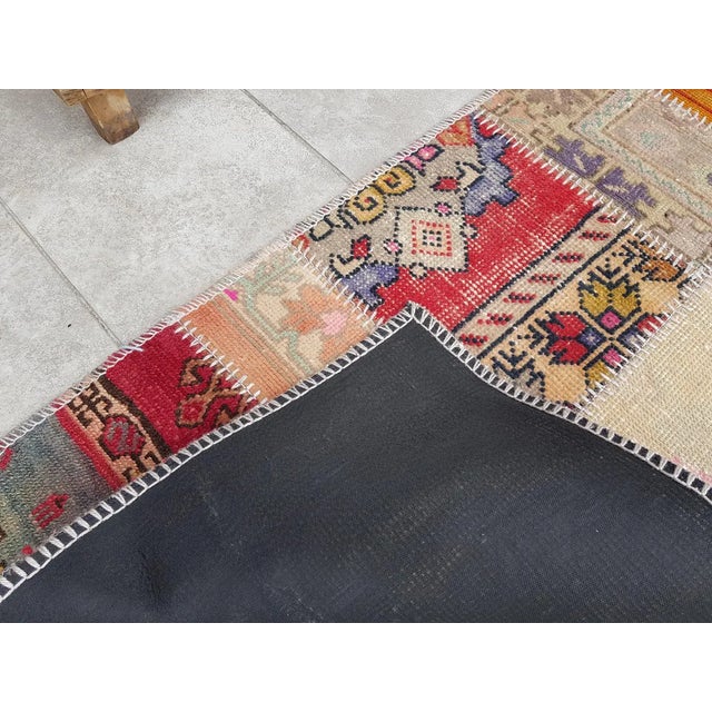 Mid 20th Century Natural Handknotted Wool Runner For Sale - Image 9 of 10
