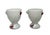 Wonderful pair of Westmoreland Glass Company Milk Glass "Chick" Egg Cups. Great way to start your day by having hard-...
