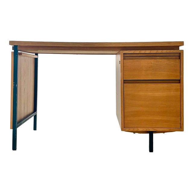 Mid-Century Desk with Linoleum Top from Merz Roller, 1960s For Sale