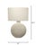 Moon Table Lamp, Cream Ceramic This ceramic lamp has an easy neutral palette, sleek sculptural lines, and a celestial...