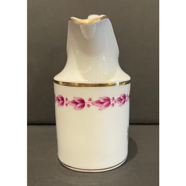 Traditional Richard Ginori Camellia Pattern Cream Pitcher For Sale - Image 3 of 7