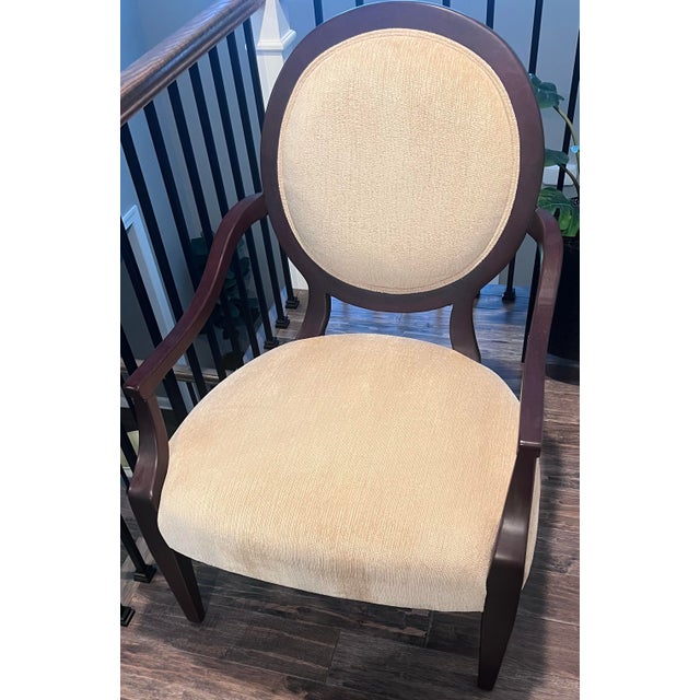 Transitional Vintage Bernhardt Side Chair For Sale - Image 3 of 5