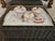 Mid 20th Century Richard Ginori Siena Rust Vanity Set (1) 13.5” Tray (2) 3”d Jars & (1) 2.5” Jar For Sale - Image 5 of 7