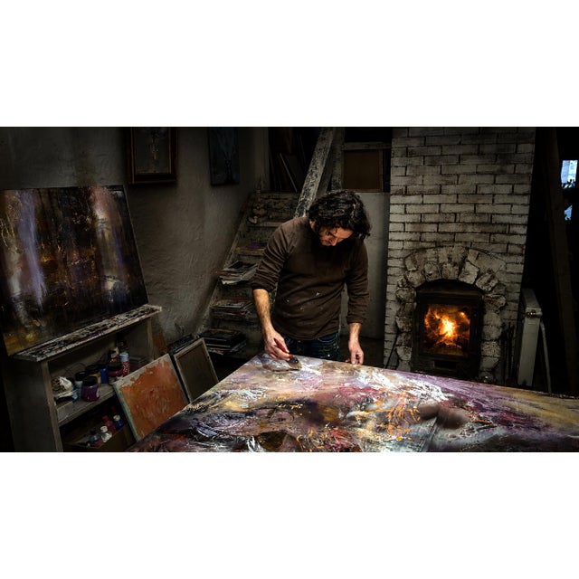 Ovidiu Kloska, I Love to Eat Bacon, Mixed on Canvas, Framed For Sale - Image 6 of 11