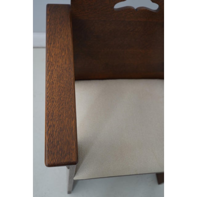 Wood Pair Stickley Mission Oak Limbert Cafe Chairs For Sale - Image 7 of 18