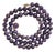 Charoite Long Necklace With Gilt Silver Charoite Clasp, 33.5" For Sale