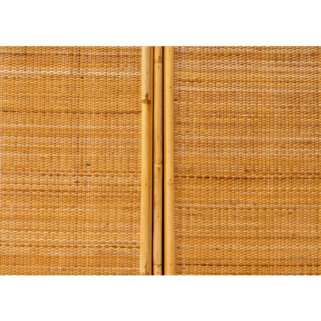 1970s Dal Vera Cane & Bamboo Cabinet For Sale - Image 9 of 13