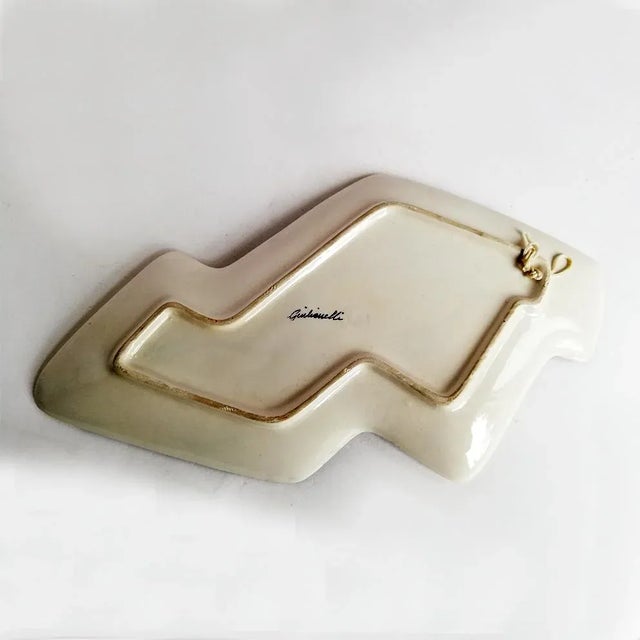 Decorative Plate by Giulianelli Augusto, 1950s For Sale - Image 3 of 5