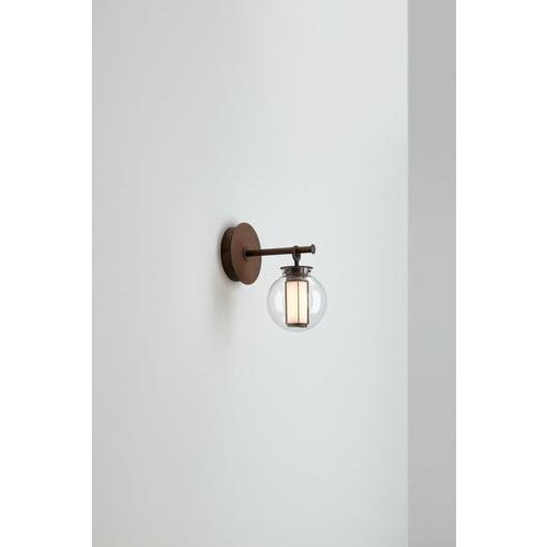 Metal BAI A DI DI Wall Light in Bronze & Grey Glass by Neri & Hu, 2014 For Sale - Image 7 of 9