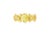 Beautiful 14K yellow gold eternity wedding band featuring numerous brilliant round yellow diamonds totaling 3.5 carats....