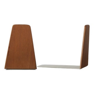 Mid-Century Modern Teak Bookends by Kai Kristiansen, 1960s, Set of 2 For Sale