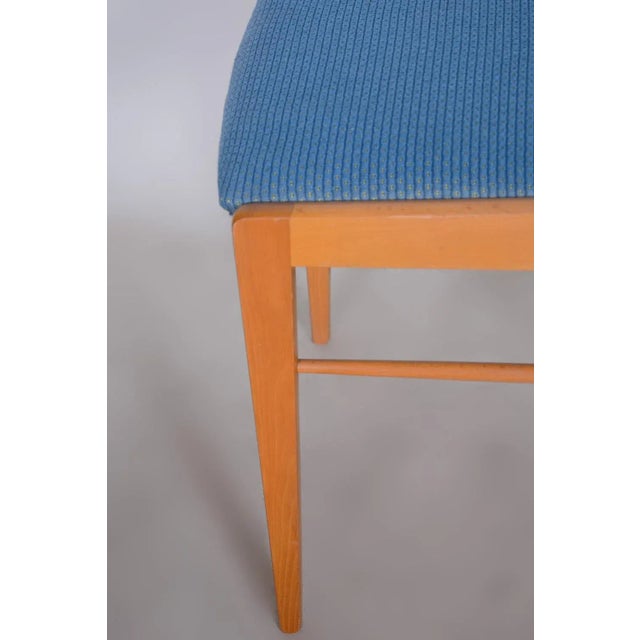 1950s Mid-Century Beech Dining Chairs attributed to Dyha Brno, 1950s, Set of 4 For Sale - Image 5 of 12